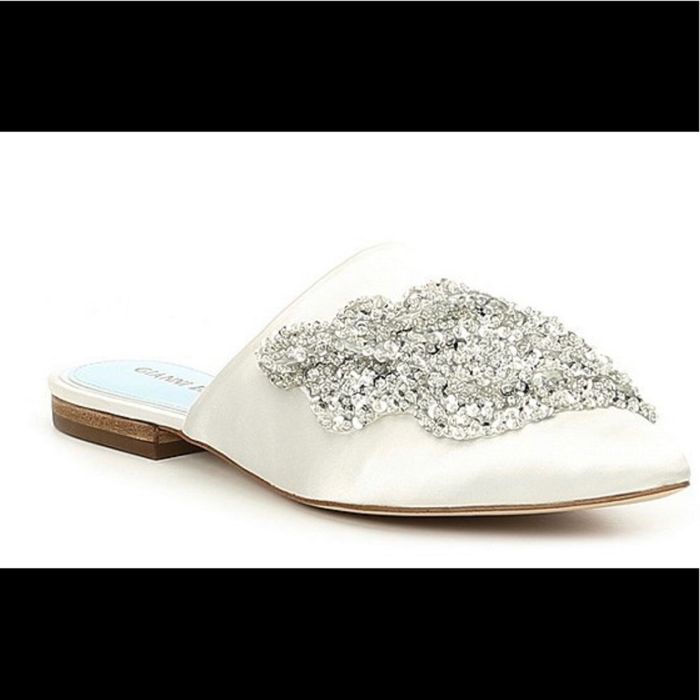 Gianni Bini Brannay Satin Mules NWT 9.5